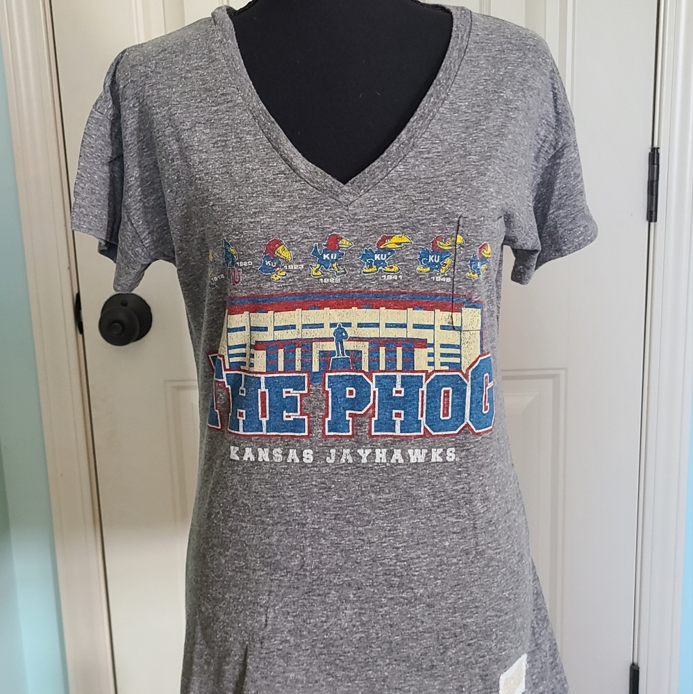 Retro Brand KU Jayhawks Tee, M